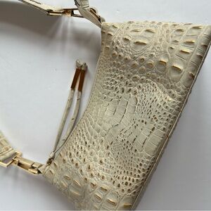 Y2K Alligator Embossed Shoulder Bag